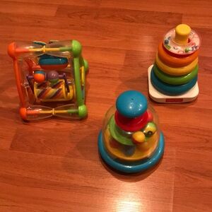 Colorful Kids Stacking & Activity Toy Set - Multicolor